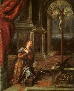  Titian St.Catherine of Alexandria at Prayer painting